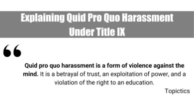 Quid Pro Quo Harassment Under Title IX