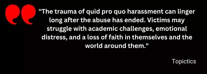 Quotes of Topictics on Ways to Prevent Quid Pro Quo Harassment Under Title IX