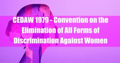 CEDAW 1979 - Convention on the Elimination of All Forms of Discrimination Against Women