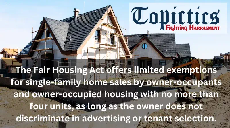 Fair Housing Act (FHA) of 1968 8