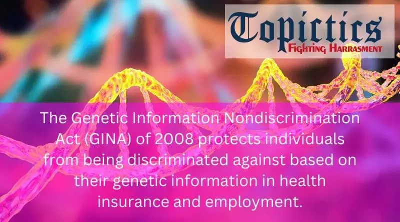 Genetic Information Non-discrimination Act (GINA) of 2008 1