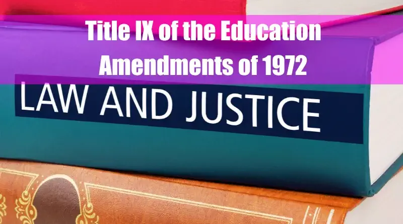 Title IX of the Education Amendments of 1972 Featured Image