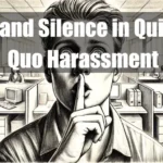 A workplace setting illustrating Fear and Silence in Quid Pro Quo Harassment Featured Image