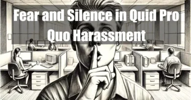 A workplace setting illustrating Fear and Silence in Quid Pro Quo Harassment Featured Image