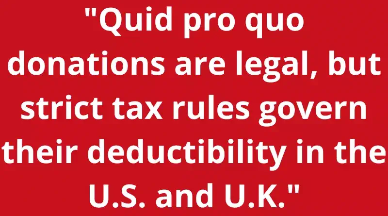 Are Quid Pro Quo Donations Illegal Quote 1