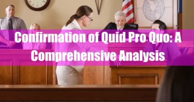 Confirmation of Quid Pro Quo Featured Image