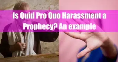 Is Quid Pro Quo Harassment a Prophecy An example