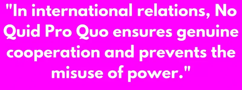 No Quid Pro Quo 4 - no quid pro quo do what is right