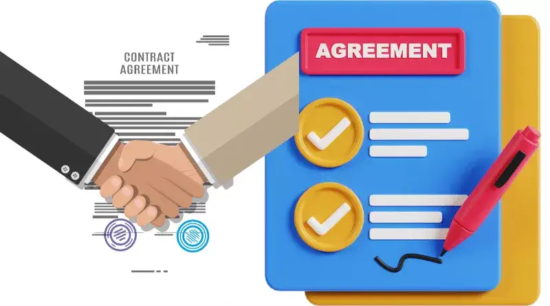 Quid Pro Quo Business Agreement Illustration