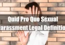 Quid Pro Quo Sexual Harassment Legal Definition Featured Image