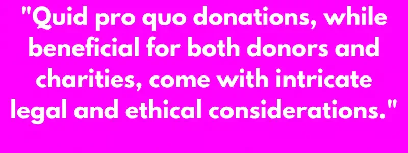 Quote for the article Are Quid Pro Quo Donations Solicitations 1