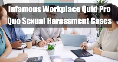 Infamous Workplace Quid Pro Quo Sexual Harassment Cases Featured Image